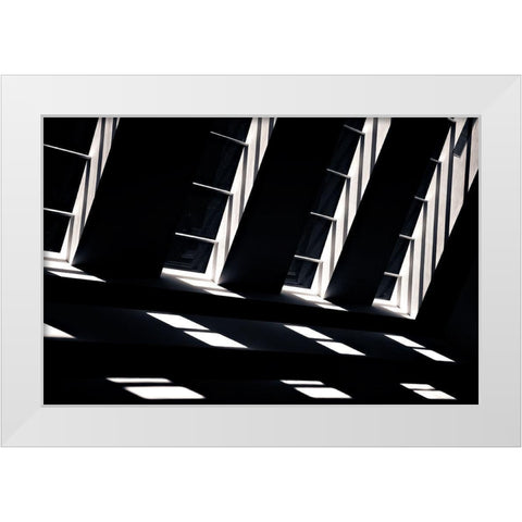 Light Keys White Modern Wood Framed Art Print by Silva, Manuela