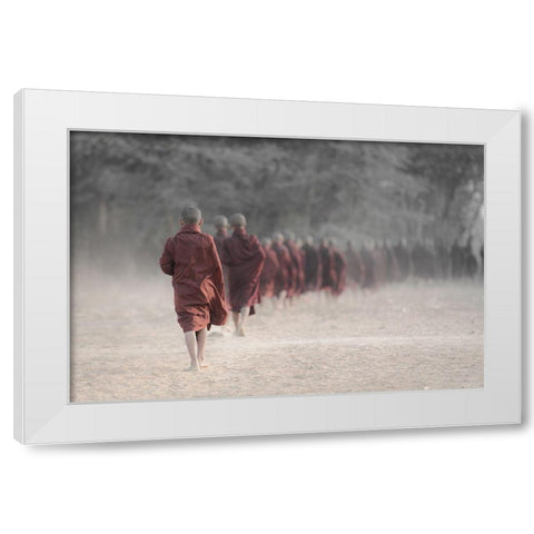 Every Day Trip White Modern Wood Framed Art Print by Poniewierski, Aleksander