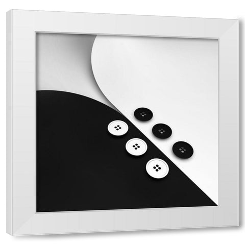 Prepare White Modern Wood Framed Art Print by Bunjamin, Antonyus