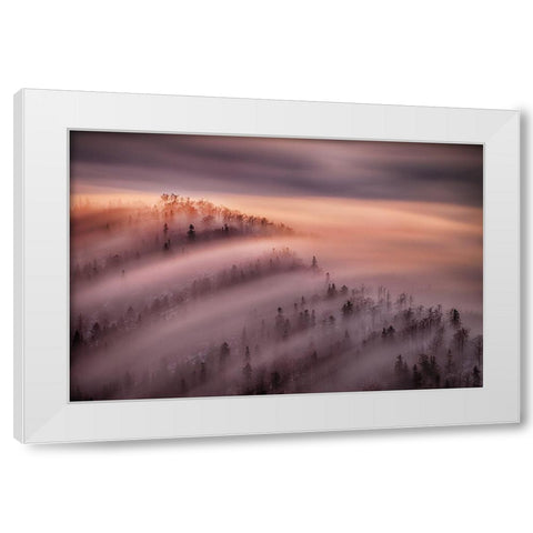 High Tide White Modern Wood Framed Art Print by Svoboda Mqep, Peter