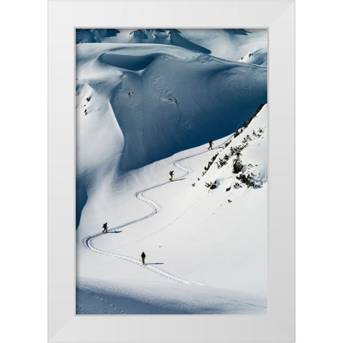 The Way Up 4 White Modern Wood Framed Art Print by Popp, Cedric