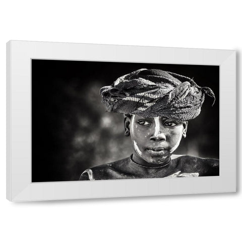 Africas Light White Modern Wood Framed Art Print by Flour, Piet