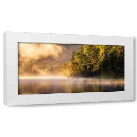 Enjoying Nature White Modern Wood Framed Art Print by Gastager, Daniel