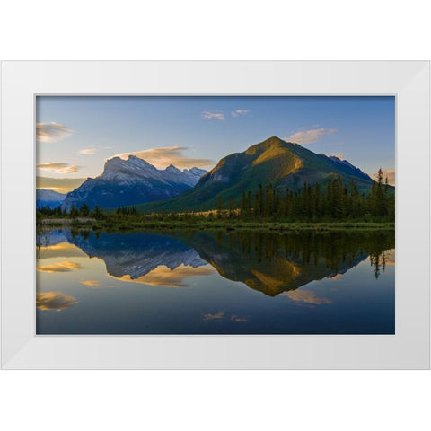 Quiet Summer Morning White Modern Wood Framed Art Print by Li, Austin
