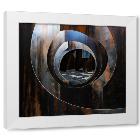 Lightdispencer I White Modern Wood Framed Art Print by Stalmans, Luc