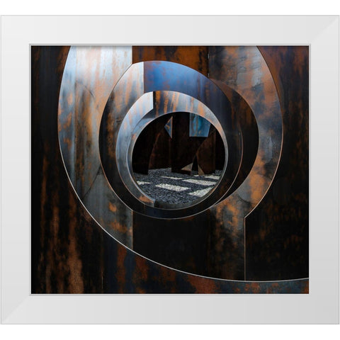 Lightdispencer I White Modern Wood Framed Art Print by Stalmans, Luc