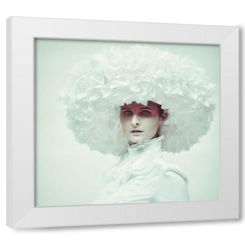 Ice Queen White Modern Wood Framed Art Print by kenp