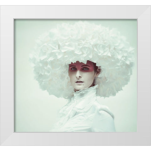 Ice Queen White Modern Wood Framed Art Print by kenp