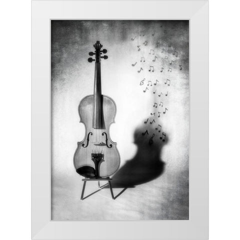 Maclodie White Modern Wood Framed Art Print by Provost, Louis-Philippe