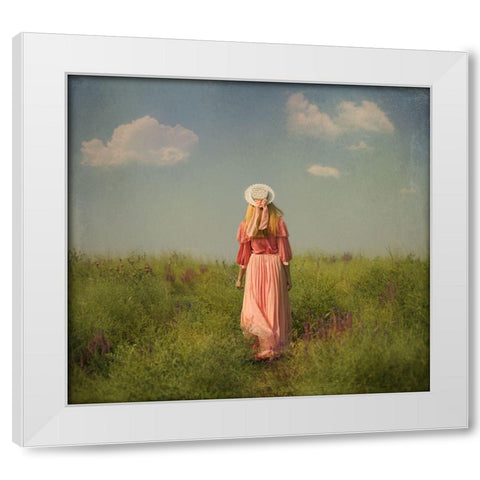 *********** White Modern Wood Framed Art Print by Melik-Nubarova, Svetlana