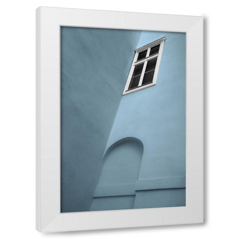 White Window White Modern Wood Framed Art Print by Claes, Gilbert