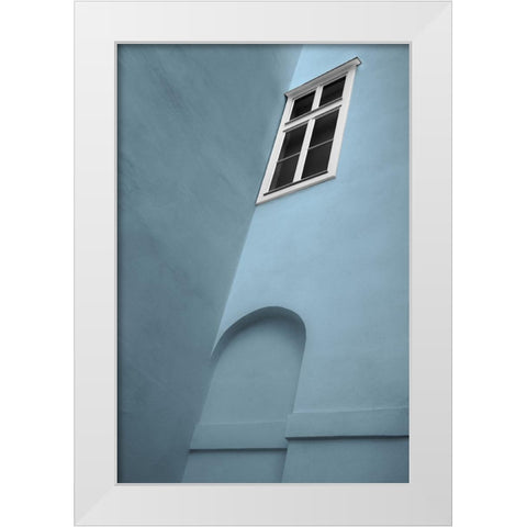 White Window White Modern Wood Framed Art Print by Claes, Gilbert