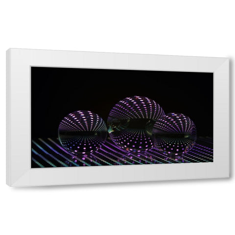 Triple Ll White Modern Wood Framed Art Print by Westum, Heidi