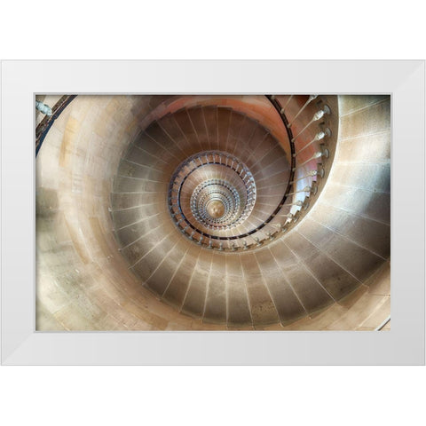 1.618033989... White Modern Wood Framed Art Print by Lenne, Thomas