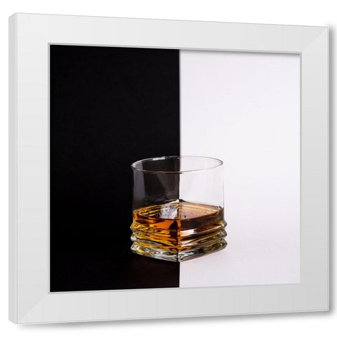 Festive White Modern Wood Framed Art Print by Lagandre Transgressed, Thierry