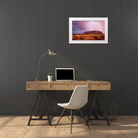 Powered Sight White Modern Wood Framed Art Print by Schaarschmidt, Christoph