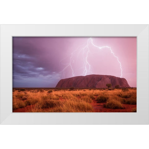 Powered Sight White Modern Wood Framed Art Print by Schaarschmidt, Christoph