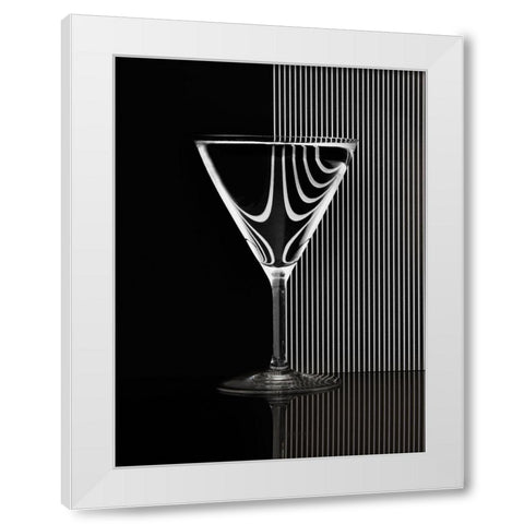 Reflection A Diffraction White Modern Wood Framed Art Print by Hardekopf, Friedhelm