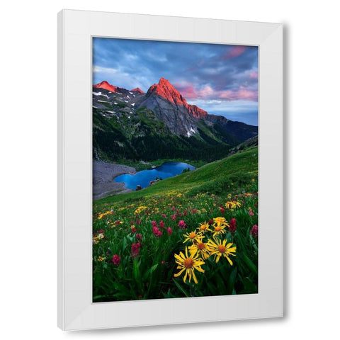 Colorful Colorado White Modern Wood Framed Art Print by Xu, Mei
