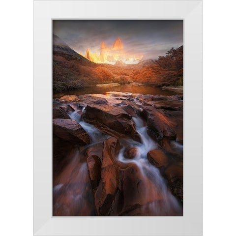 Dreamland White Modern Wood Framed Art Print by Zhang, Yan