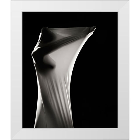 Nsudk Kptra White Modern Wood Framed Art Print by Kordonsky, Ari