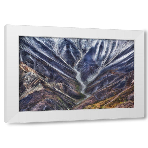Untitled White Modern Wood Framed Art Print by Chopra, Atul