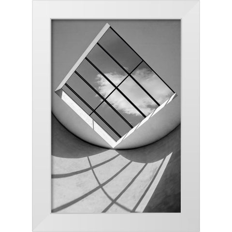 The Storm Is Here.... White Modern Wood Framed Art Print by Castro, Joao