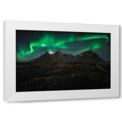 Untitled White Modern Wood Framed Art Print by Martin Castan, David
