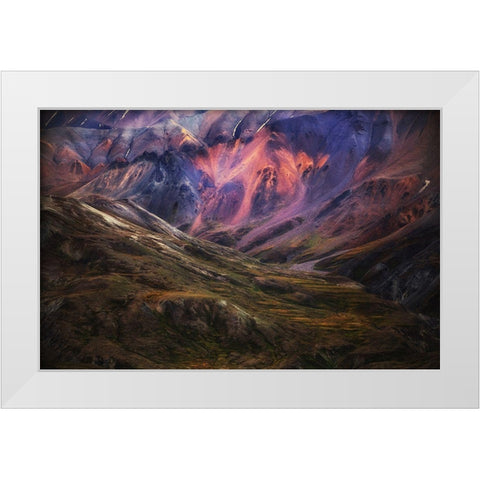 Untitled White Modern Wood Framed Art Print by Chopra, Atul