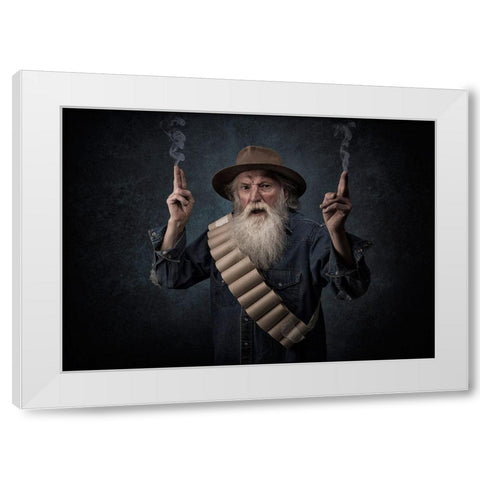 The Imagination Of Youth White Modern Wood Framed Art Print by Williams, Gerwyn