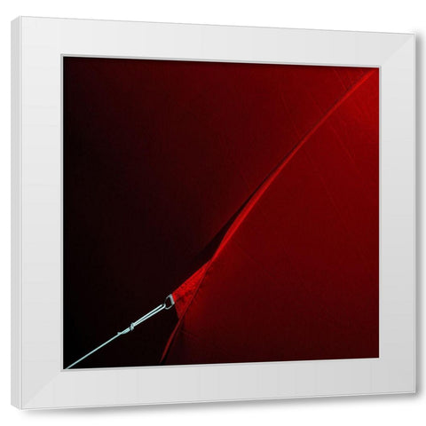 Anchored White Modern Wood Framed Art Print by Claes, Gilbert