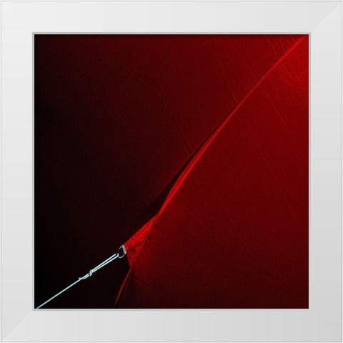 Anchored White Modern Wood Framed Art Print by Claes, Gilbert