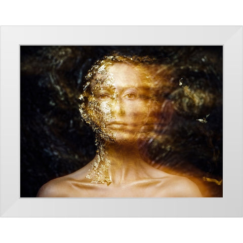 The Era Of The Collapse White Modern Wood Framed Art Print by Smirnov, Sergei