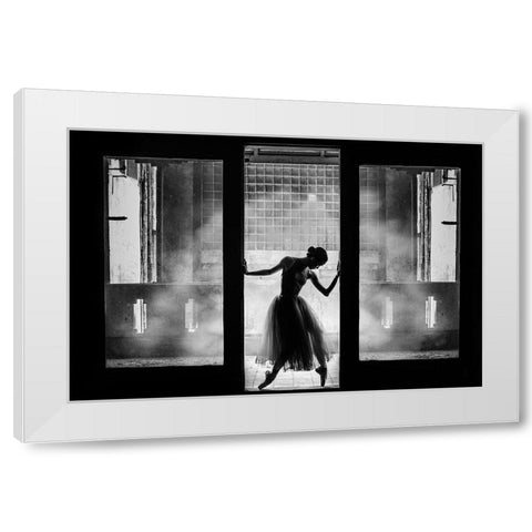 Are You Ready... White Modern Wood Framed Art Print by Wibisono, Rullyanto