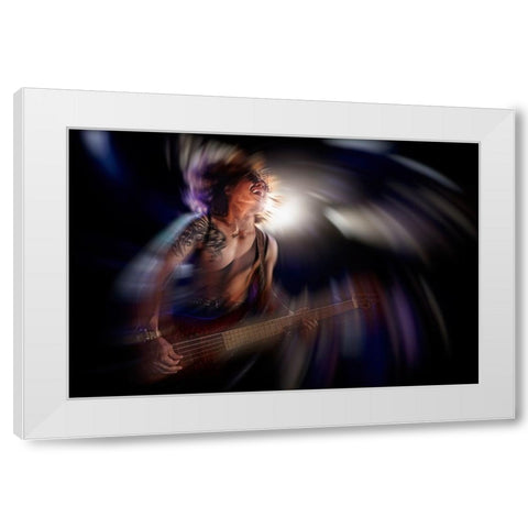 Untitled White Modern Wood Framed Art Print by Nakamatsu, Kenji