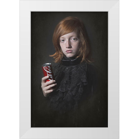 Something Old And  Something New White Modern Wood Framed Art Print by Kayen-Mouthaan, Carola