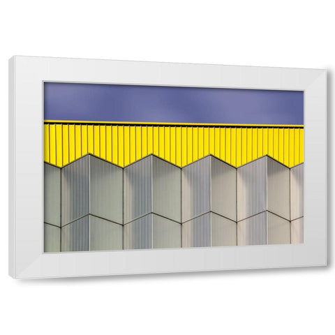 Industrial Architecture I White Modern Wood Framed Art Print by Mauer, Rolf