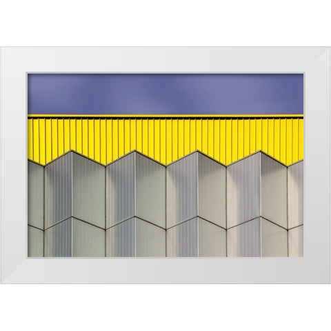 Industrial Architecture I White Modern Wood Framed Art Print by Mauer, Rolf