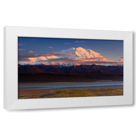 Denali National Park White Modern Wood Framed Art Print by Marchegiani, Roberto