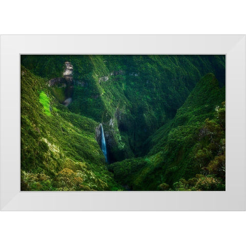 Trou De Fer White Modern Wood Framed Art Print by Gabriel, Barathieu