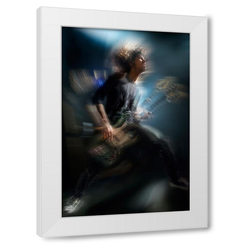 Untitled White Modern Wood Framed Art Print by Nakamatsu, Kenji