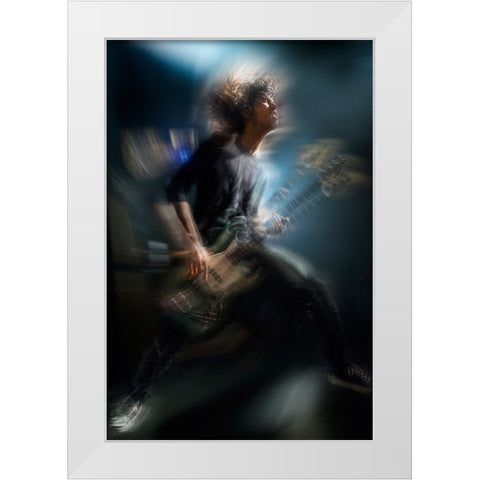 Untitled White Modern Wood Framed Art Print by Nakamatsu, Kenji