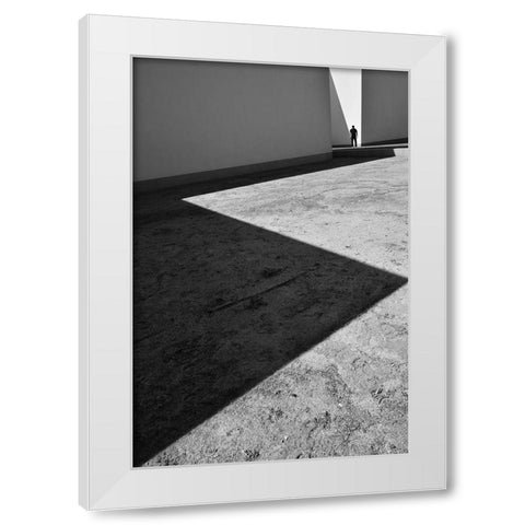 My Life Is A Zig Zag II White Modern Wood Framed Art Print by Joseph, Florentinus
