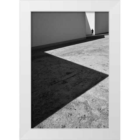 My Life Is A Zig Zag II White Modern Wood Framed Art Print by Joseph, Florentinus