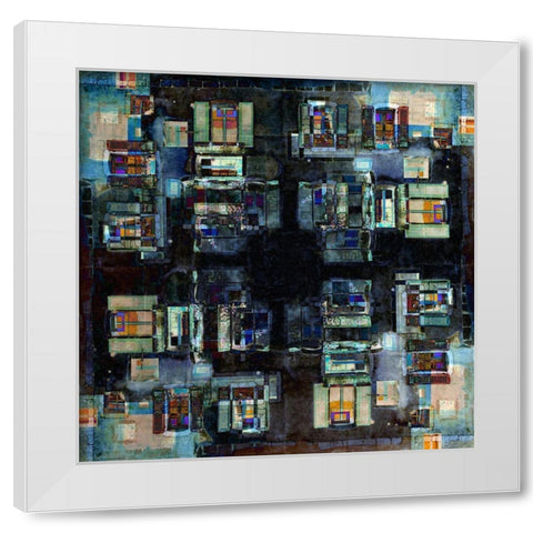 Annecy 3 White Modern Wood Framed Art Print by Shrayer, Igor