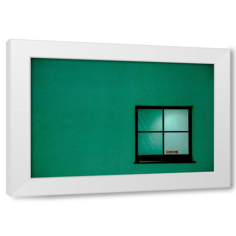 Untitled White Modern Wood Framed Art Print by Schuster, Inge