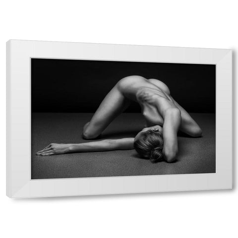 Bodyscape White Modern Wood Framed Art Print by Belovodchenko, Anton