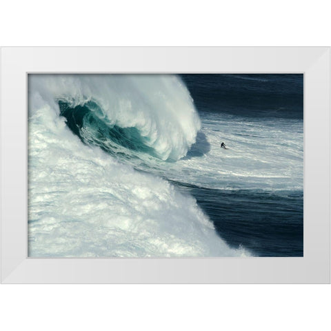 Nazarac North Canyon White Modern Wood Framed Art Print by Correia, Rui