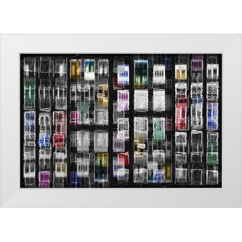 Amsterdam 31 White Modern Wood Framed Art Print by Shrayer, Igor