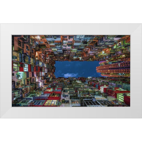 Uplift White Modern Wood Framed Art Print by Agazzi, Andreas